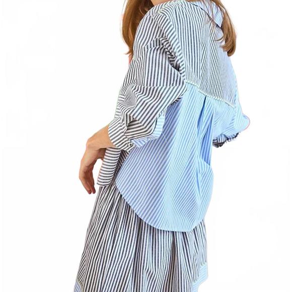 NEW HUNTER BELL hudson shirt in croquet stripe - Picture 2 of 4